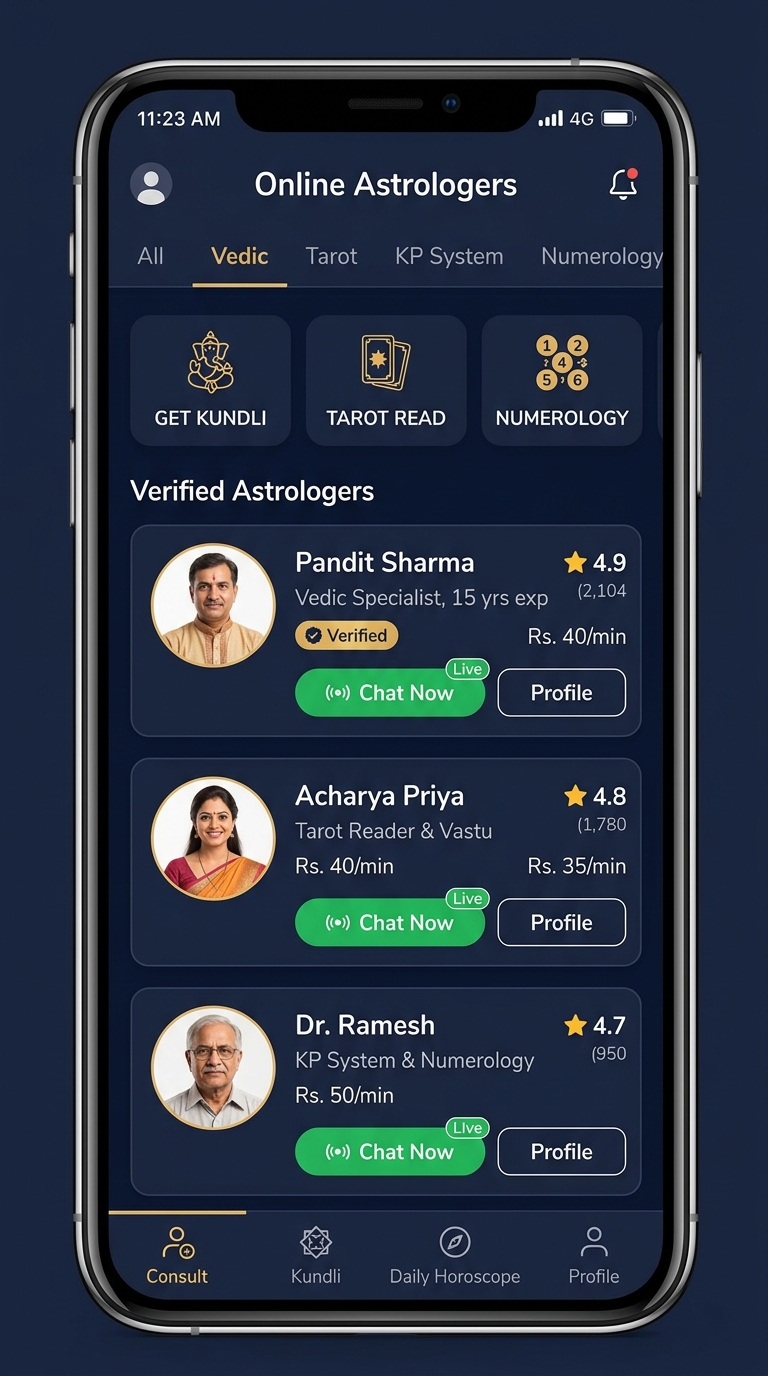 Pick an Astrologer App Screenshot